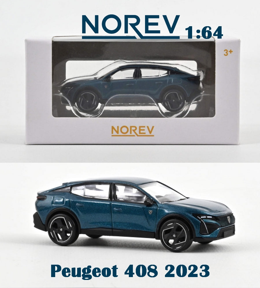 Norev Peugeot 408 2023 Obsession Blue 1:64