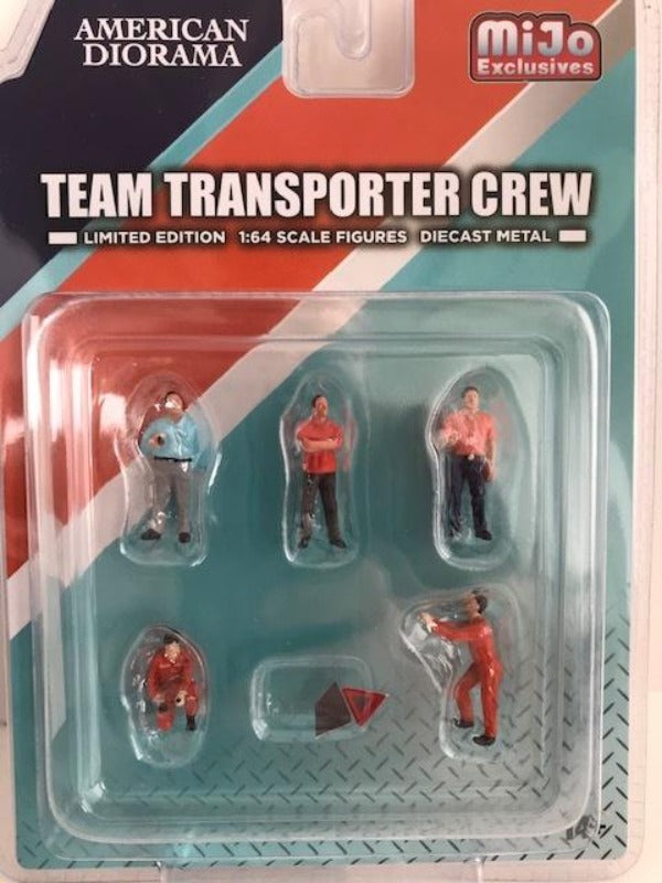 American Diorama Mijo 1/64 Team Transporter Crew set AD76463
