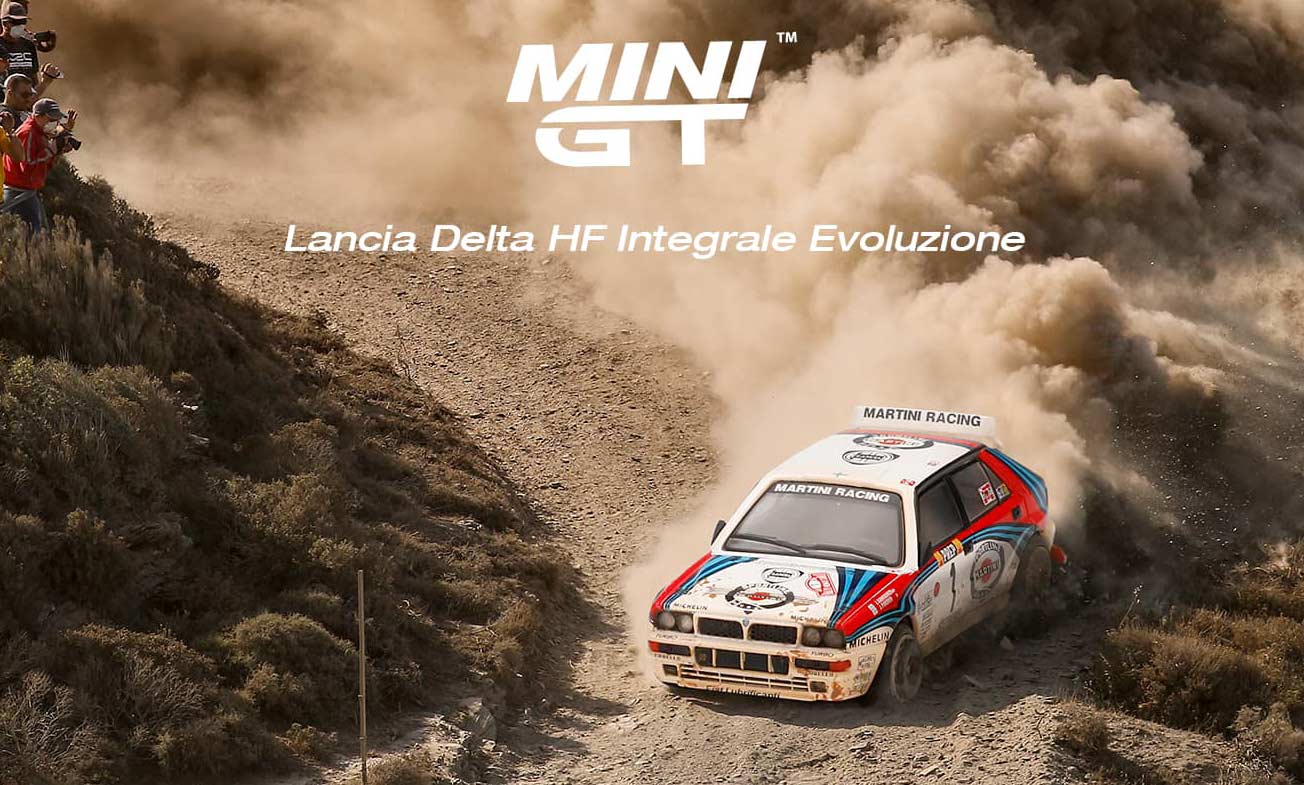 1/64: Mini GT prepara el Lancia Delta HF Integrale