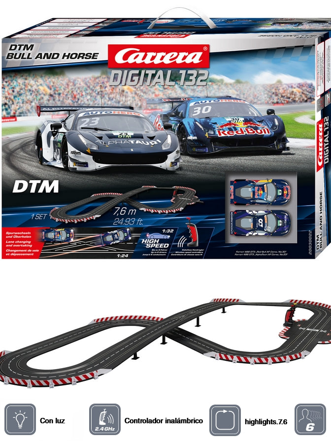 Carrera DIGITAL 132 30022 DTM Bull and Horse Set