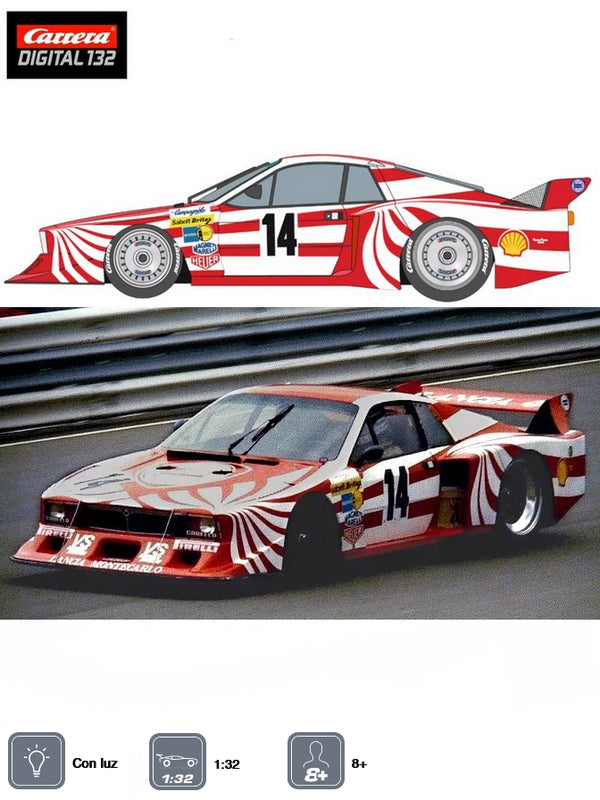 Lancia Beta Montecarlo Turbo Nr.14 Nürburgring 1000km 1980 Carrera Digital 31064
