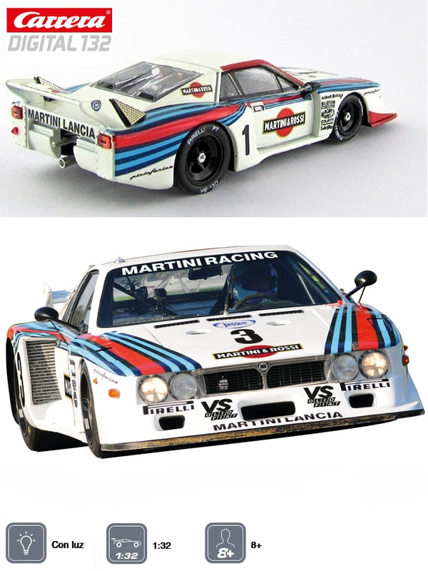 Lancia Beta Montecarlo Turbo Nr.3 Martini Racing Daytona 1981 Carrera Digital 31065