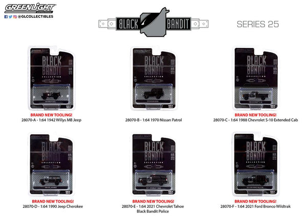 Greenlight Black Bandit Series 25