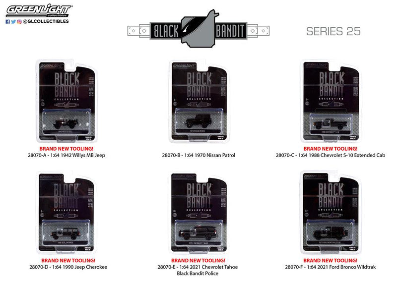Greenlight Black Bandit Series 25