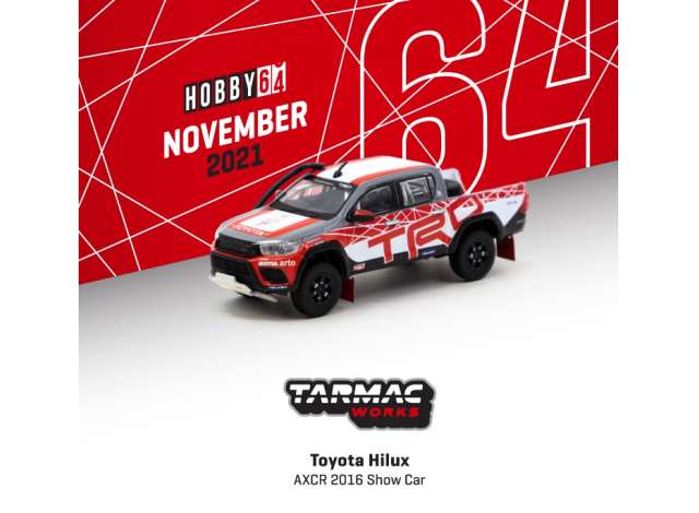 Tarmac Works 1/64 Toyota Hilux White - HOBBY64