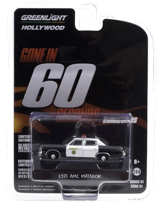 AMC Matador Los Angeles County Sheriff California "60 segundos" (1973) Greenlight 1/64