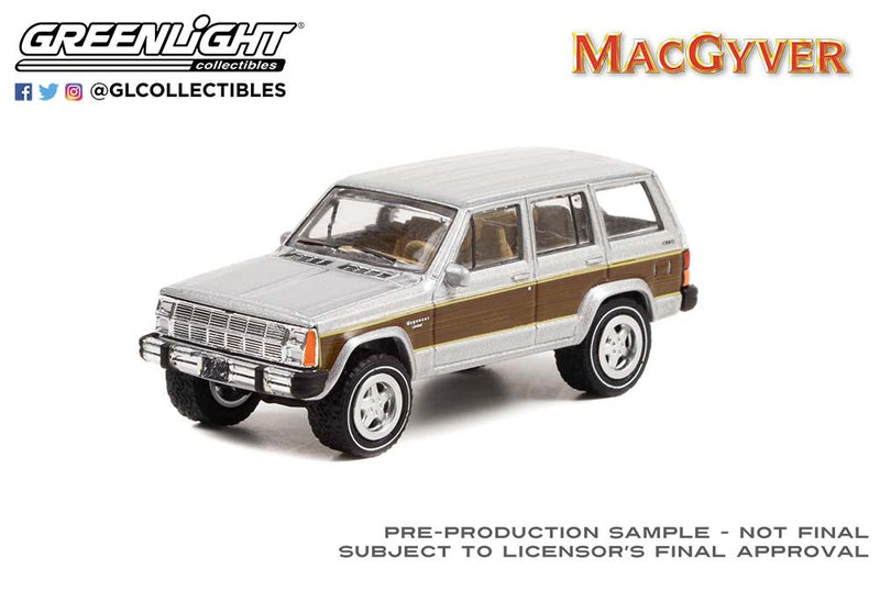 Jeep Cherokee Wagoneer "MacGyver" (1985) Greenlight 1/64
