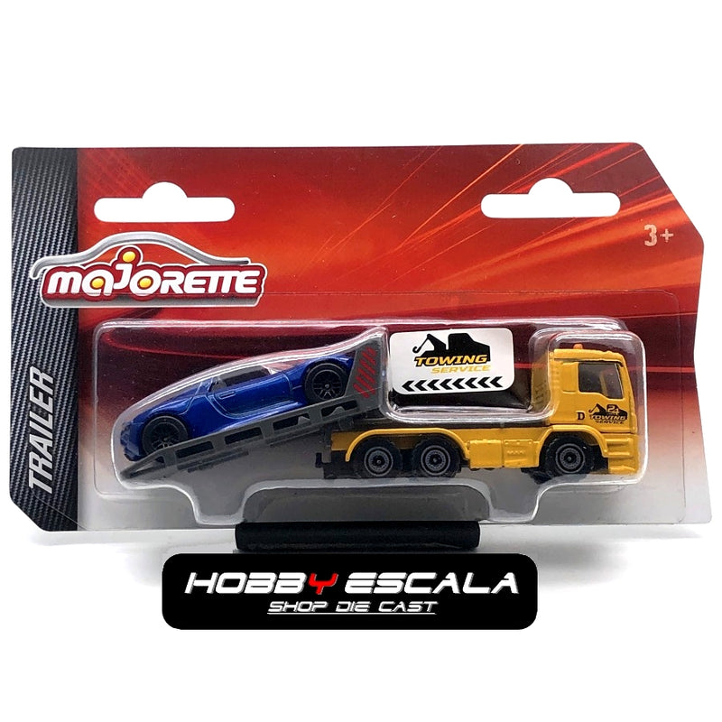Majorette MAN TGS Grua con Porsche 918 spider 1:64