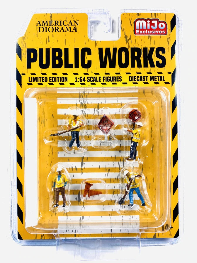 American Diorama Mijo 1/64 Public Works Figure set