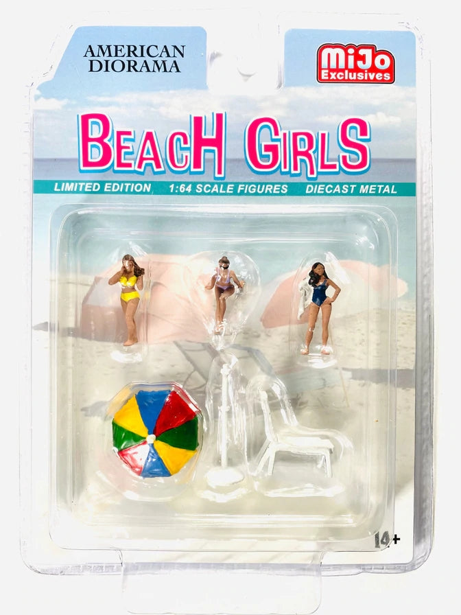 American Diorama Mijo 1/64 Beach Girls Figure set