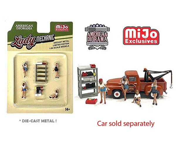 American Diorama Mijo 1/64 Lady Mechanic Figure set