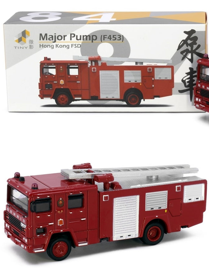 Tiny City 84 Die-cast Model Car - Fire Engine (Major Pump) (F453)