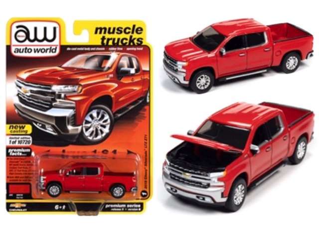 2019 Chevrolet Silverado LTZ Z71 Autoworld 1/64
