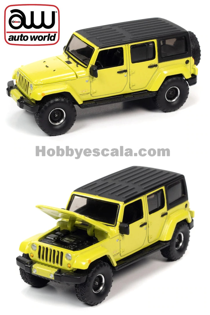 Autoworld 1/64 2017 Jeep Wrangler Sahara Unlimited,