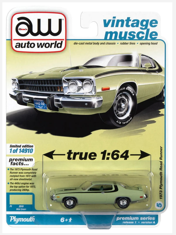AUTO WORLD 1973 PLYMOUTH ROAD RUNNER