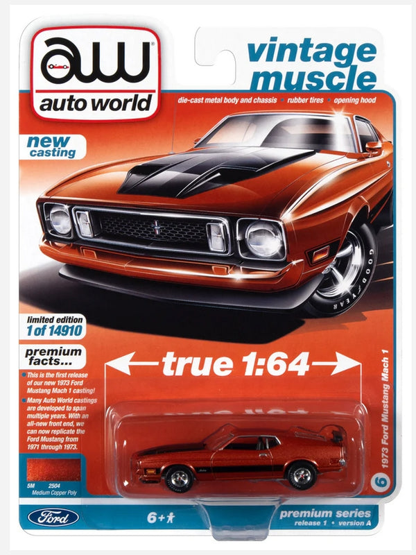 AUTO WORLD 1973 FORD MUSTANG MACH 1