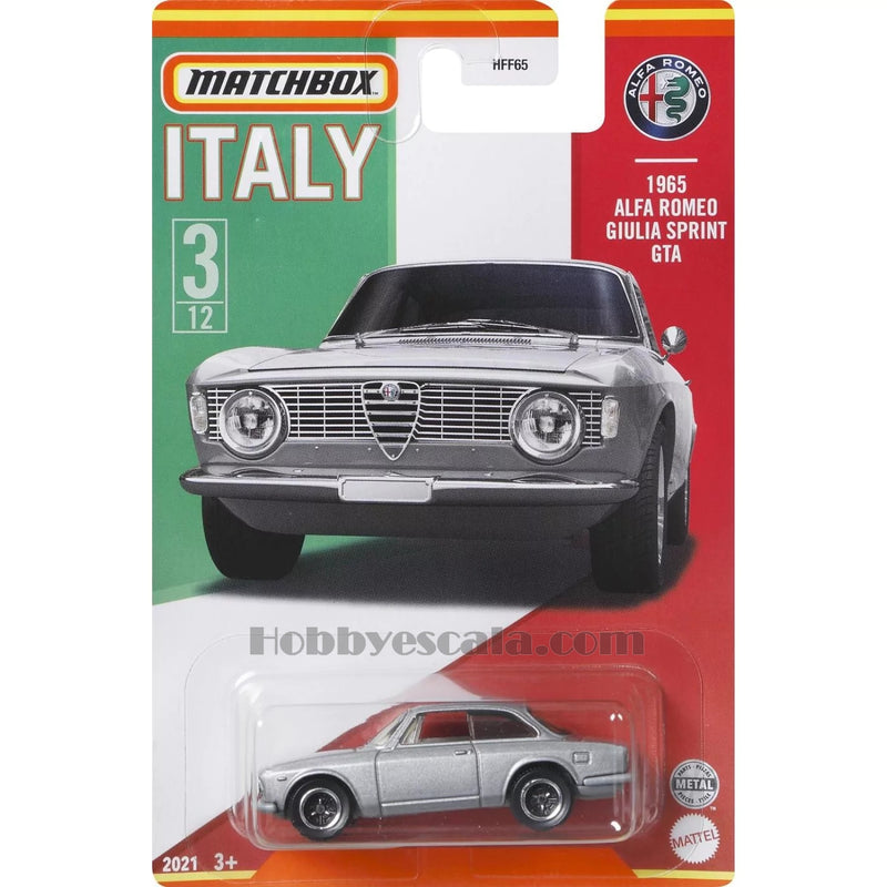 Alfa Romeo Giulia Matchbox Best of Italy