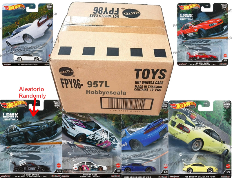 Caja sellada fabrica Hot Wheels Mountain Drifters 2022 CAR CULTURE set