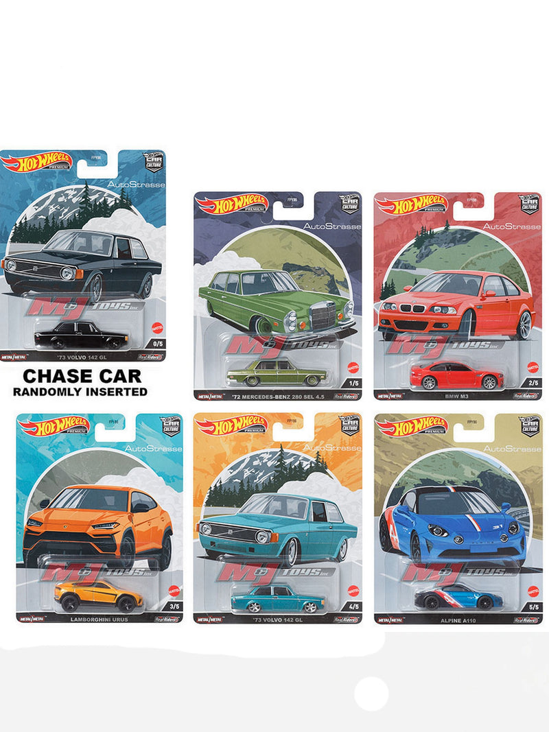Hot Wheels 1:64 Car Culture P Case 2022 Auto Strasse Assortment