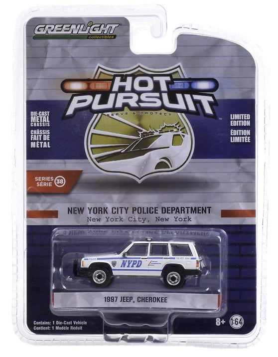 Jeep Cherokee - Dpto. Policia de la Ciudad de Nueva York (NYPD) (1997) Greenlight 1/64