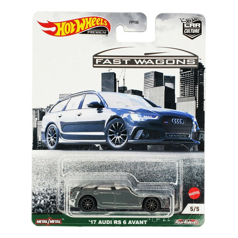 HOT WHEELS Audi RS 6 Avant Gray Car Culture Fast Wagons GRJ65 2021