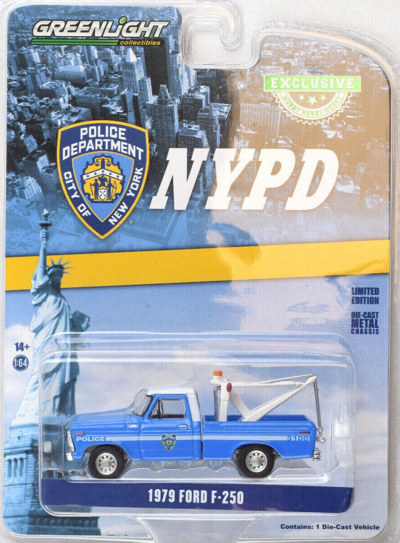 Ford F-250 Grúa Policia de Nueva York (1979) Greenlight 1/64