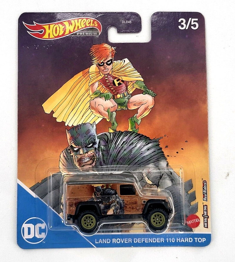 Hot Wheels Premium DC Batman Land Rover Defender 110 Hard Top 3/5