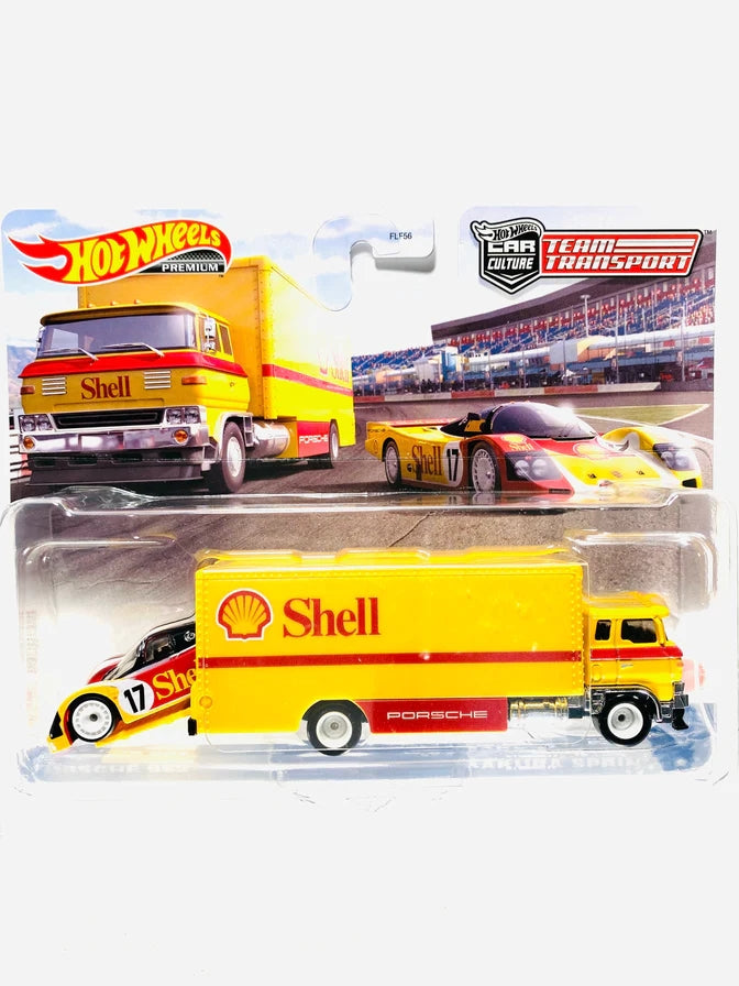 HOT WHEELS SHELL OIL PORSCHE 962 & SAKURA SPRINTER