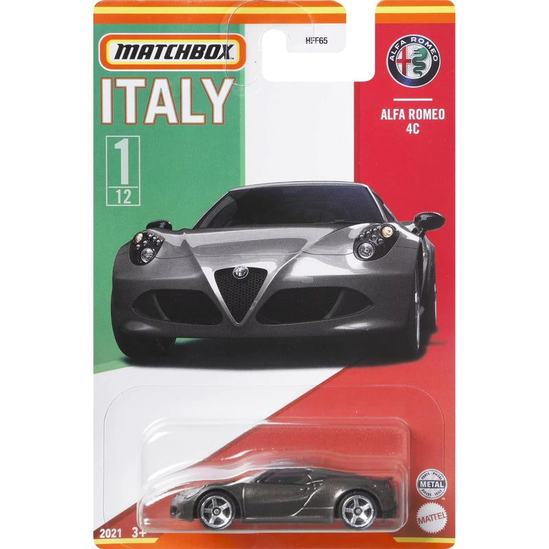 Alfa Romeo 4c Matchbox Best of Italy