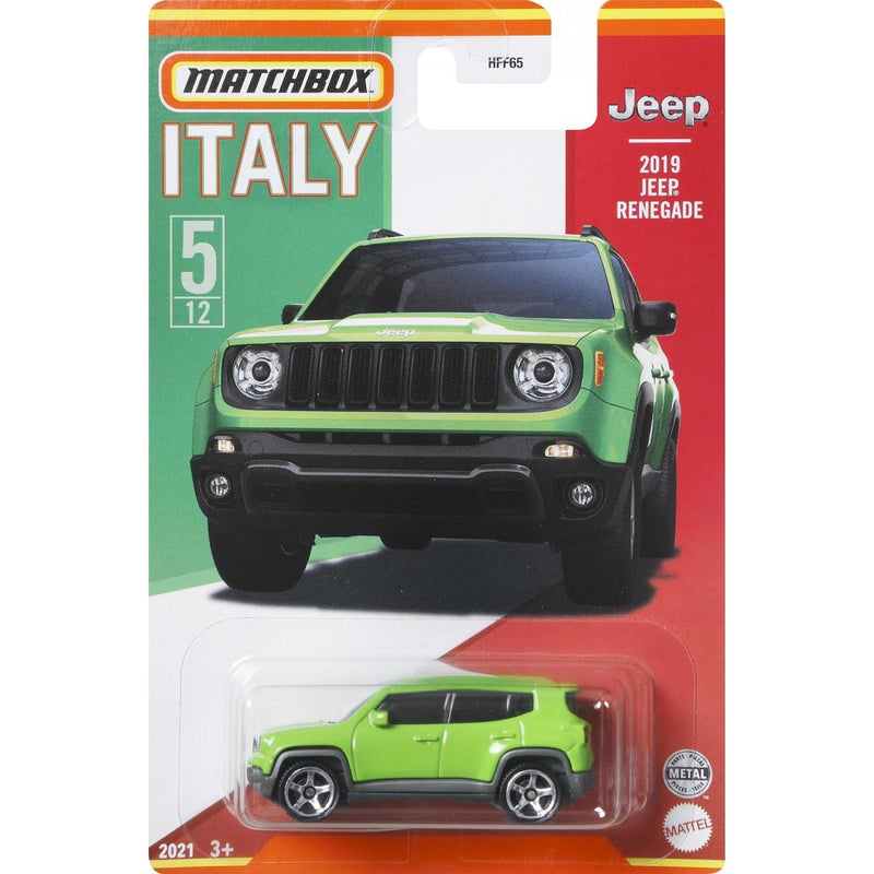 Jeep Renegade 2019 Matchbox Best of Italy