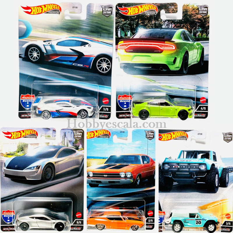 Hot Wheels 2022 CAR CULTURE AMERICAN SCENE SET Mix 1
