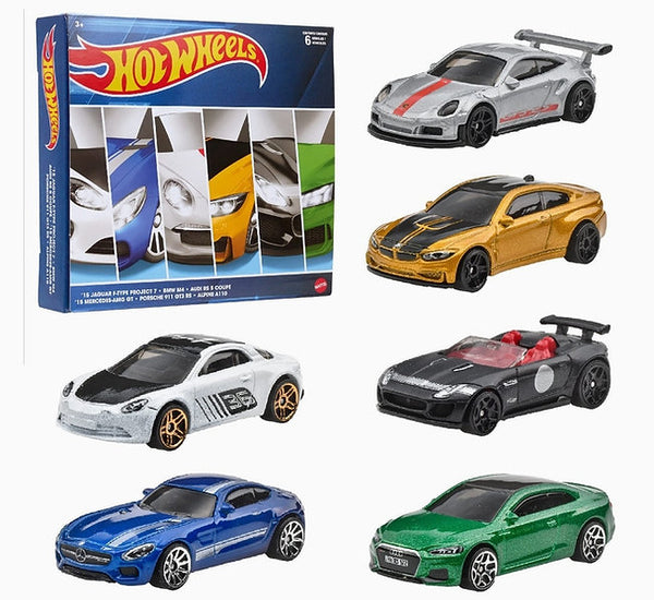 Hot Wheels 1:64 2022 European Themed Multi Pack Of 6 Cars