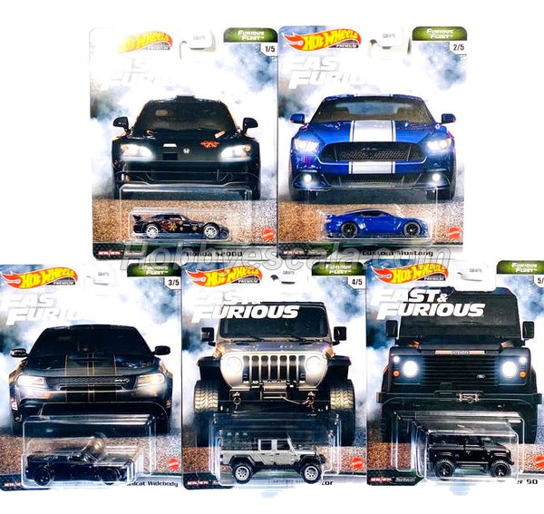 HOT WHEELS 2021 FAST & FURIOUS FURIOUS FLEET