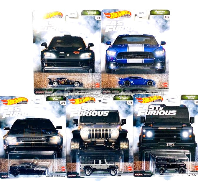 HOT WHEELS 2021 FAST & FURIOUS FURIOUS FLEET