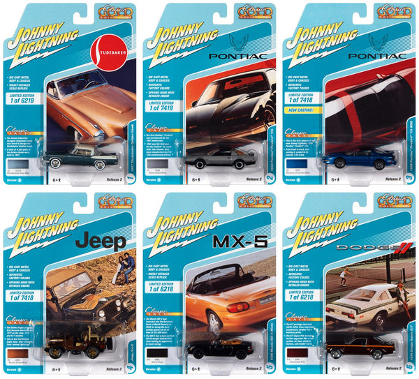 JOHNNY LIGHTNING CLASSIC GOLD 2021 RELEASE 2 SET A - 1:64 DIECAST