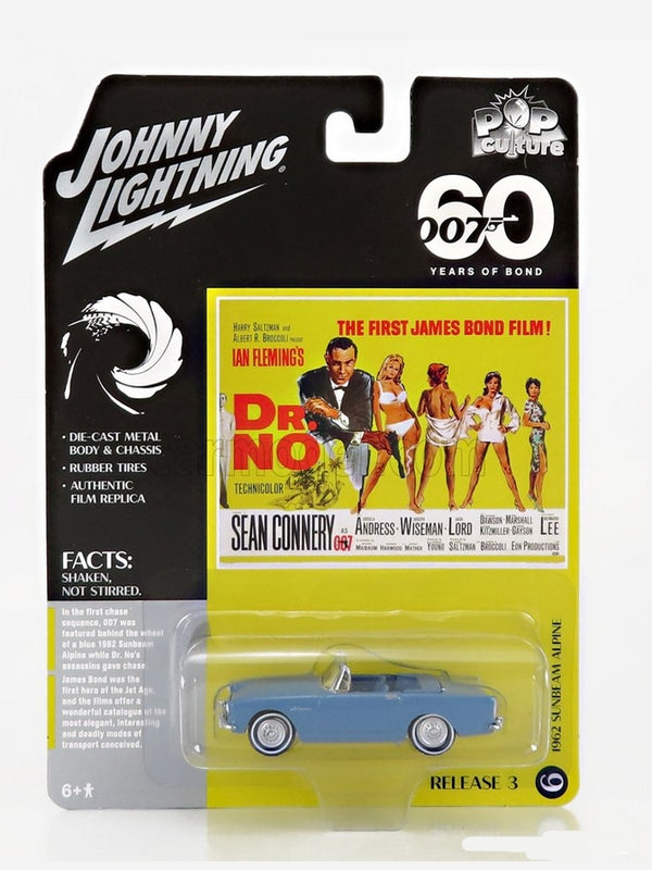 JOHNNY LIGHTNING 007 James Bond 1962 Sunbeam Alpine Tiger
