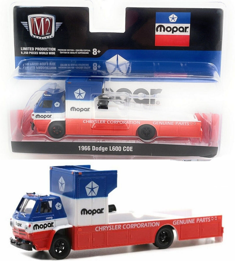 CHASE! Auto Hauler 1966 Dodge L600 Mopar Hobby Exclusive M2 1/64 39100-HS02