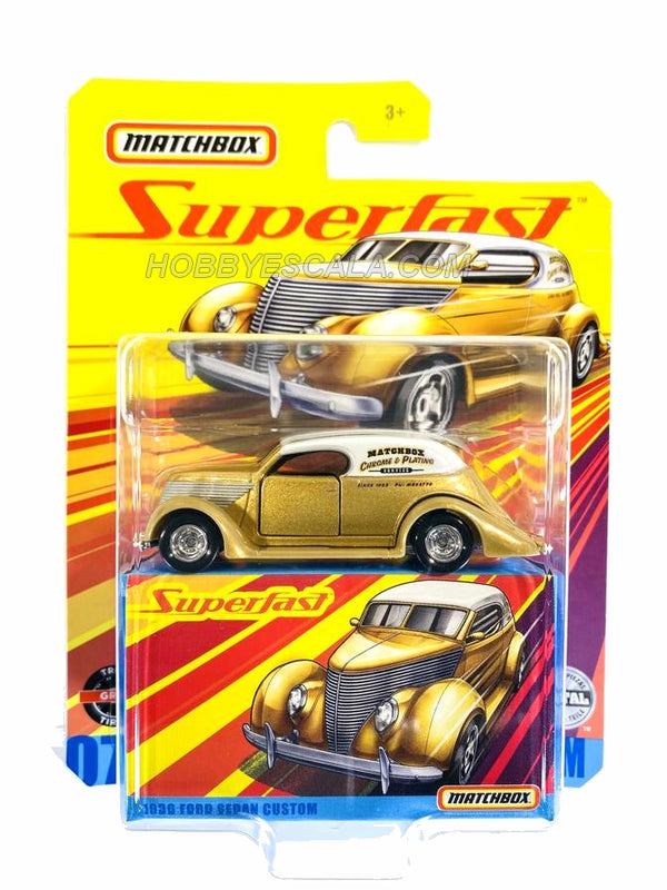 MATCHBOX 2020 SUPERFAST E CASE 1936 FORD SEDAN CUSTOM