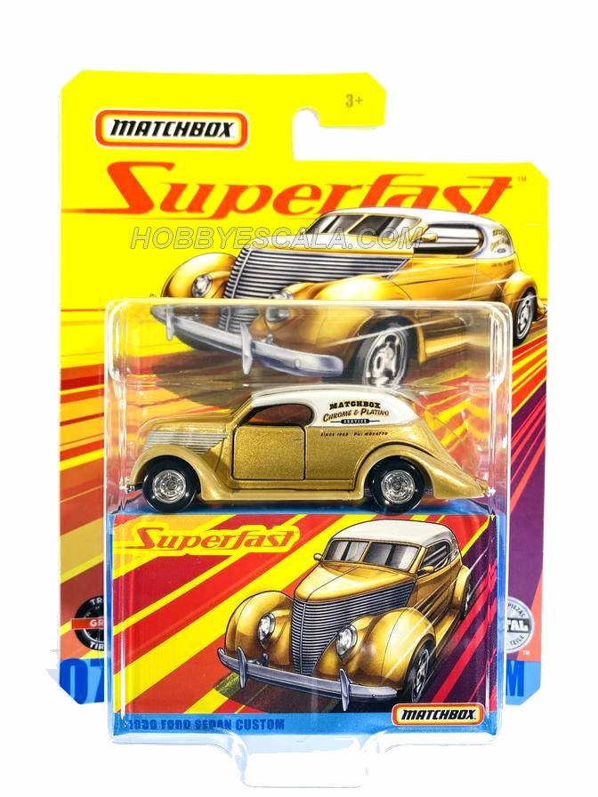 MATCHBOX 2020 SUPERFAST E CASE 1936 FORD SEDAN CUSTOM