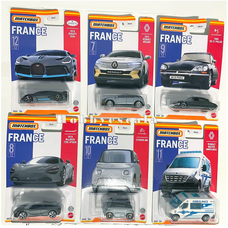 Matchbox best of france mix b 2022