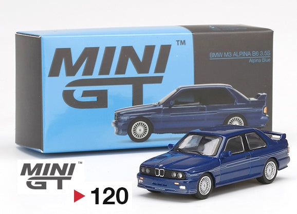 MiniGT BMW M3 (E30) ALPINA B6 3.5S Alpina Blue