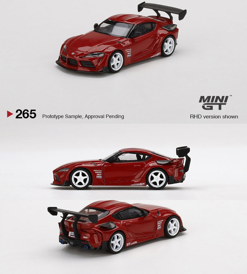 MiniGT HKS Toyota GR Supra Renaissance Red
