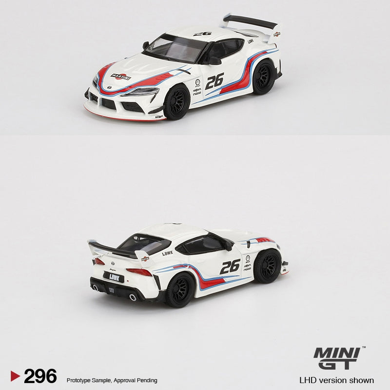 LB★WORKS Toyota GR Supra Martini Racing MiniGT 1:64