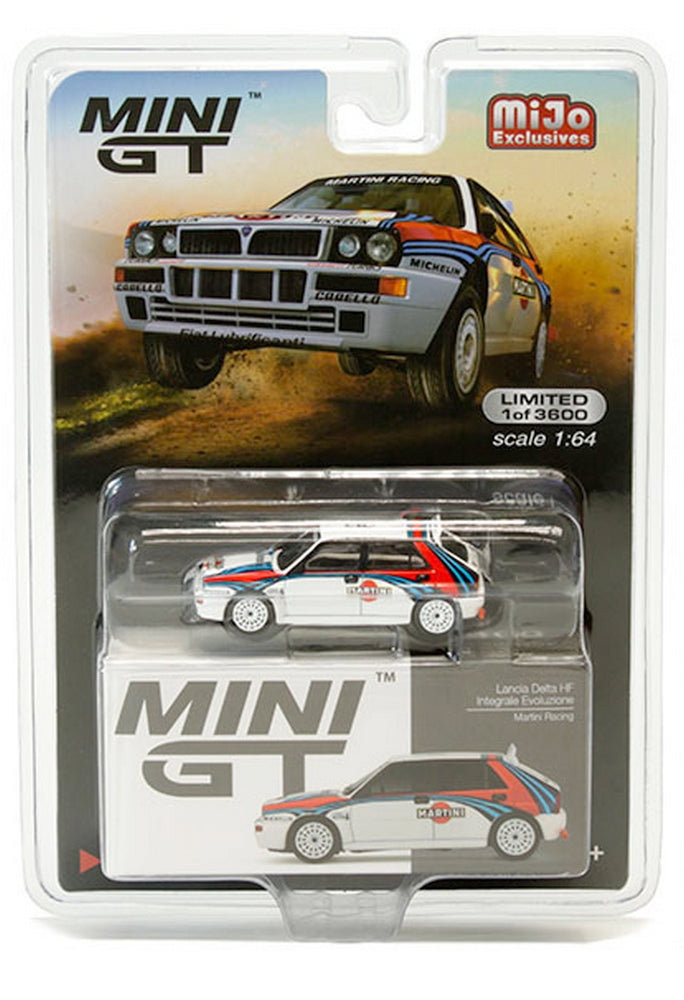 Mini GT 1:64 Lancia Delta HF Integrale Evoluzione  Martini Racing – MiJo