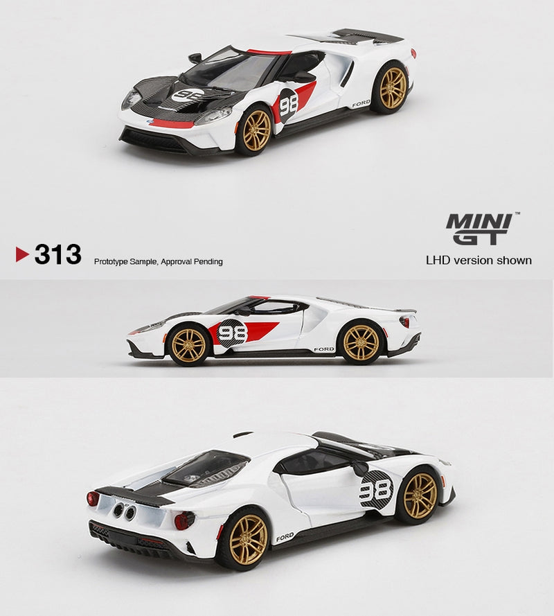 MiniGT 1/64 Ford GT 2021 Heritage Edition
