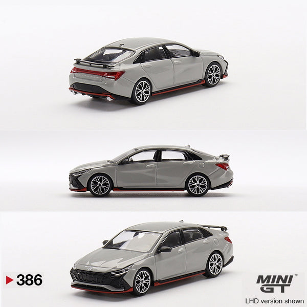 Hyundai Elantra N Cyber Grey MiniGT 1/64