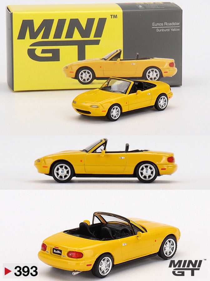 MiniGt Eunos Roadster Sunburst Yellow