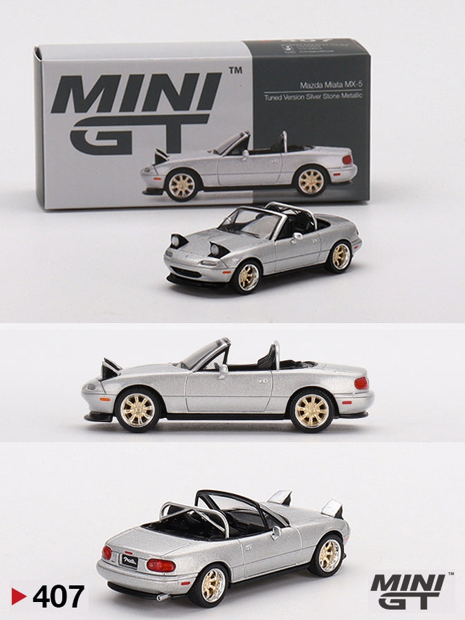 Mazda Miata MX-5 (NA) Tuned Version Silver Stone