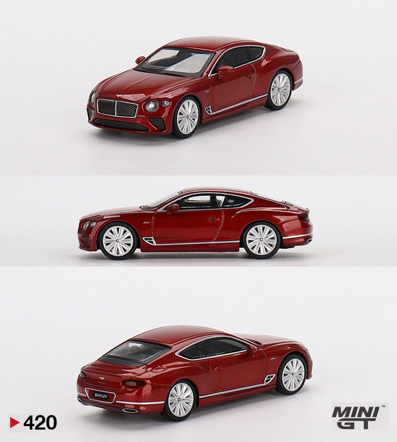 MiniGt Bentley Continental GT Speed 2022 Candy Red