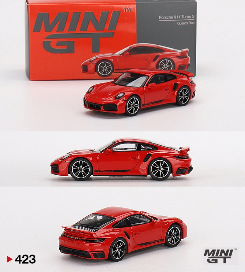 MiniGt Porsche 911 Turbo S Guards Red